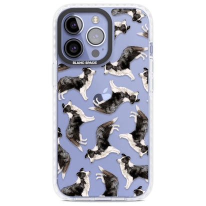 Border Collie Pattern Watercolour