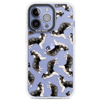 Border Collie Pattern Watercolour