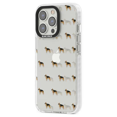 German Shepherd Pattern Clear