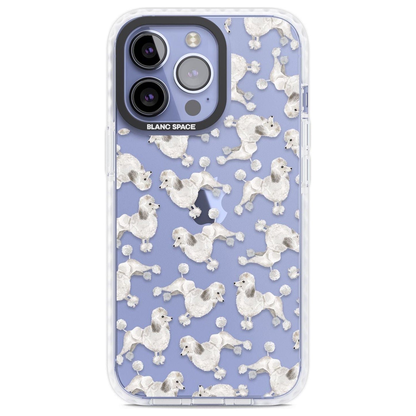 Pudel-Aquarellmuster