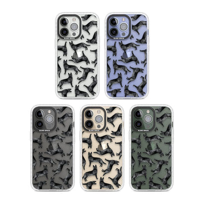 German Shepherd Pattern Black