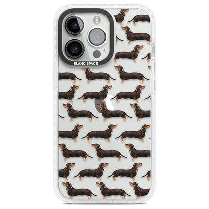 Dachshund Pattern Black Tan