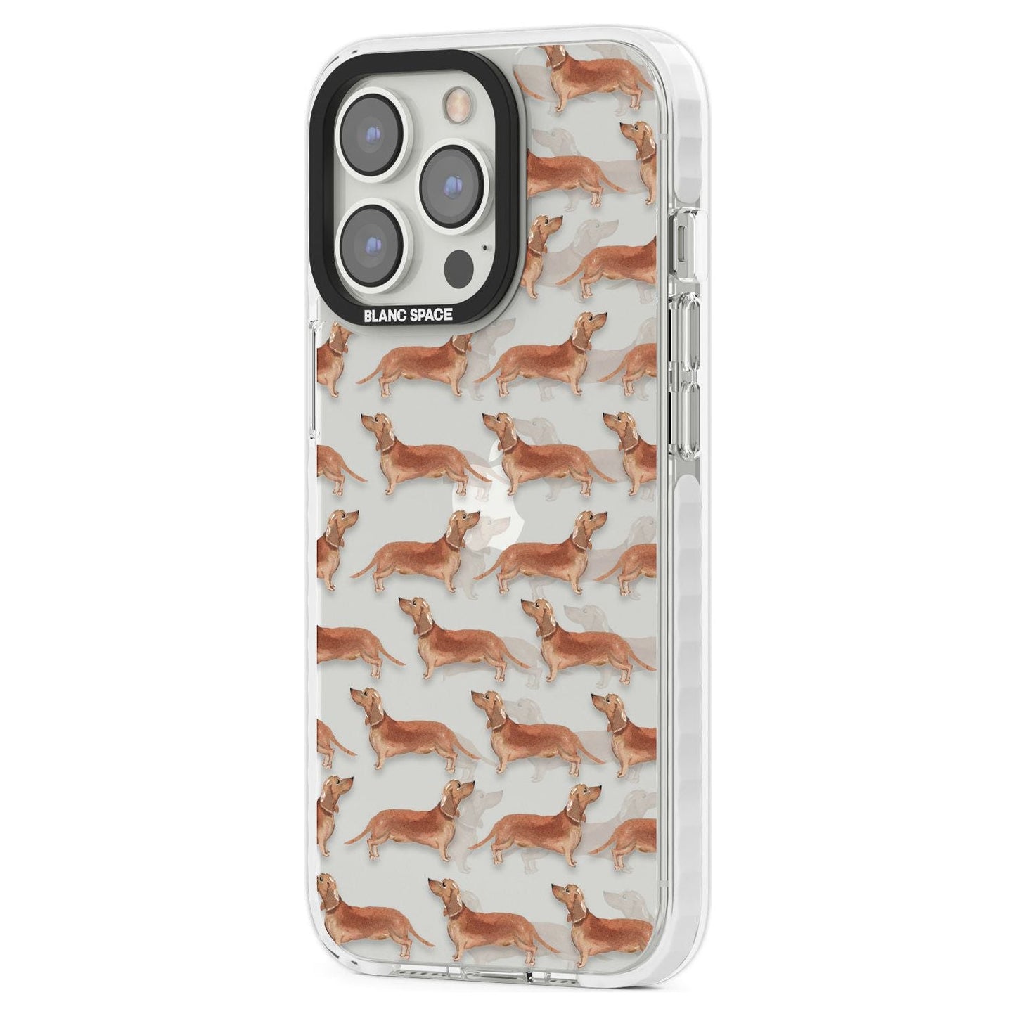 Dachshund Watercolor Dog Pattern