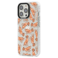 Hungarian Vizsla Watercolor Pattern