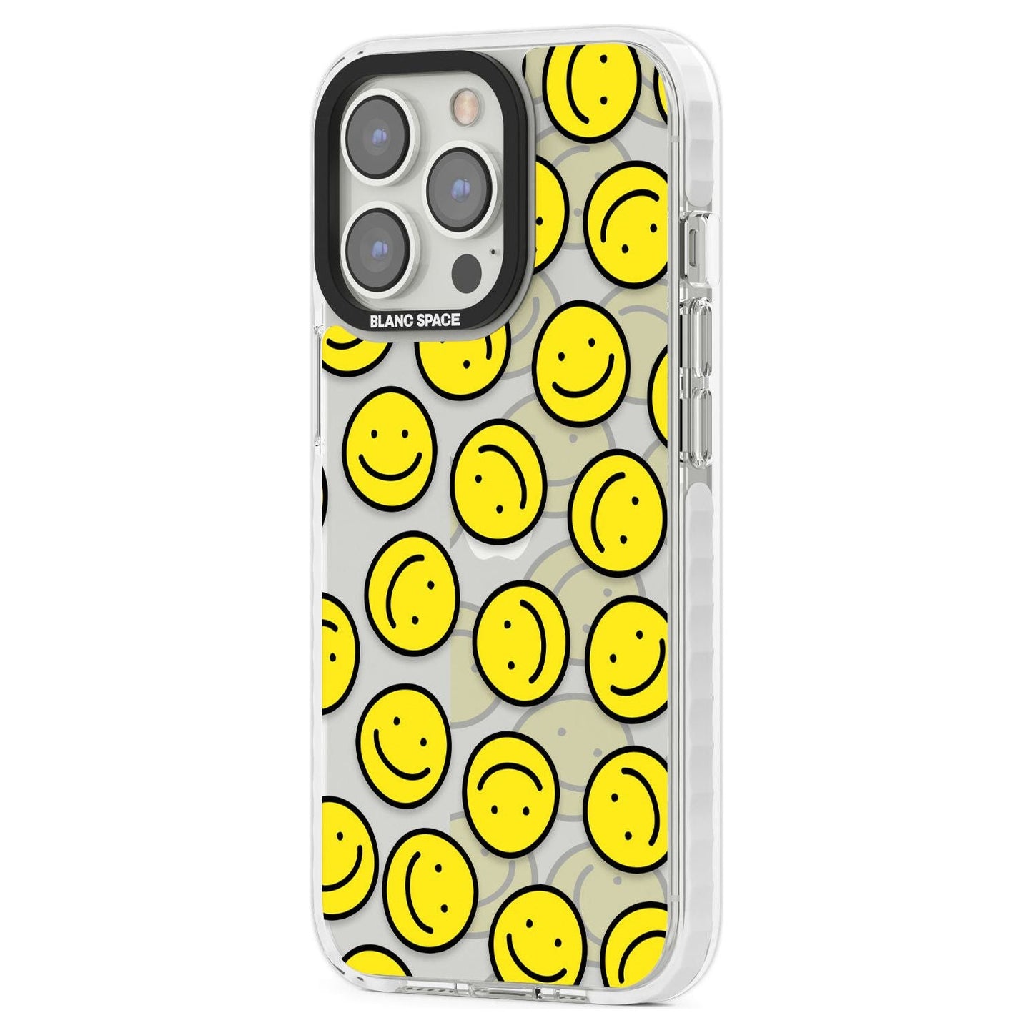 Motif de visage souriant