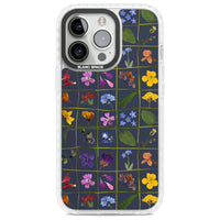 Grille de fleurs sauvages