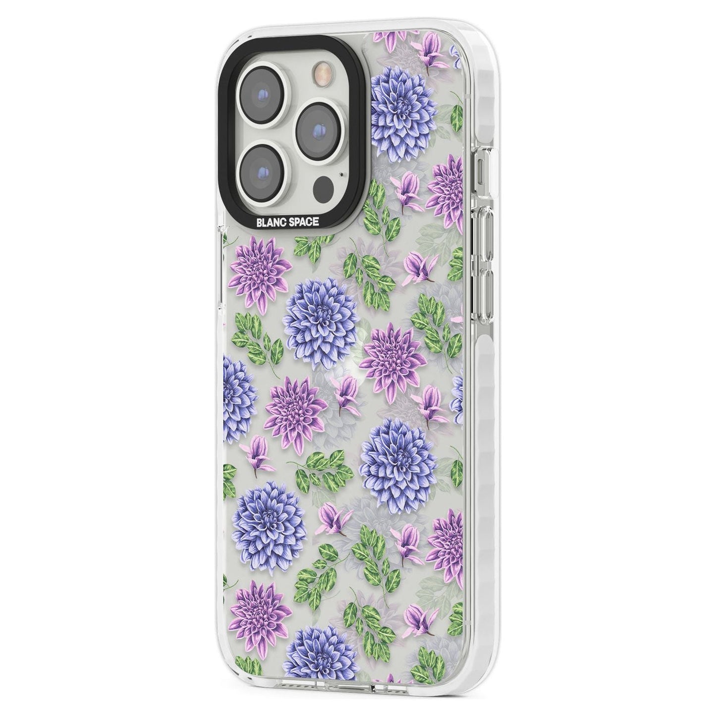 Purple Dahlias Floral