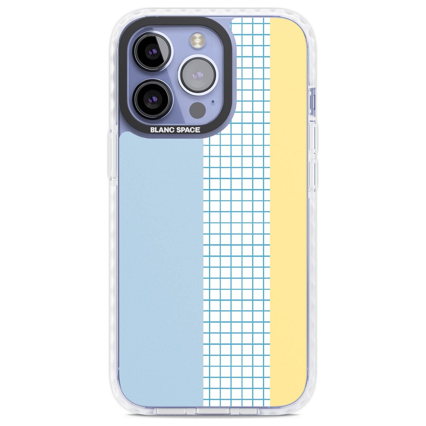 Abstract Grid Blue & Yellow