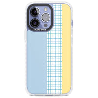 Abstract Grid Blue & Yellow