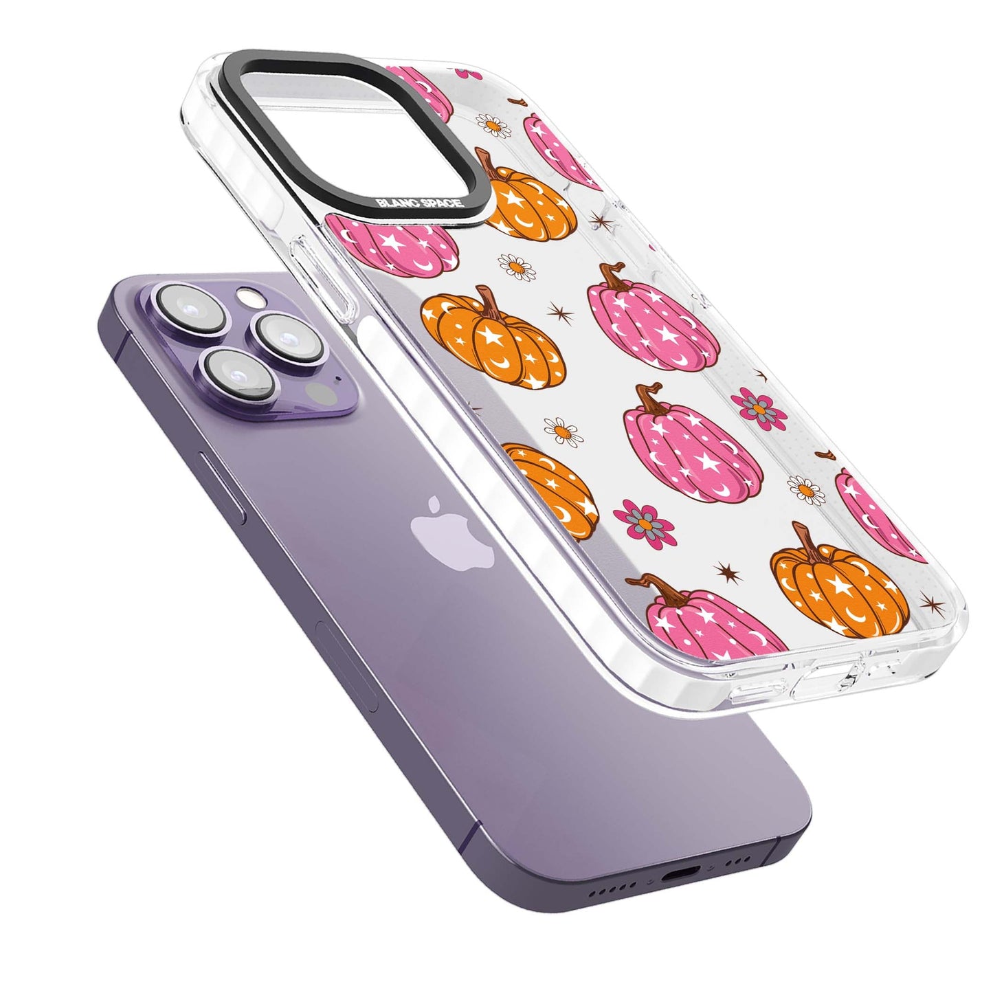 Motif de citrouilles Fleurs et Étoiles