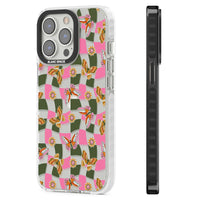 Wavy Butterfly Checked Pattern