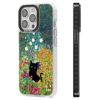 Cat in Klimt's Garden