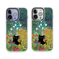 Cat in Klimt's Garden