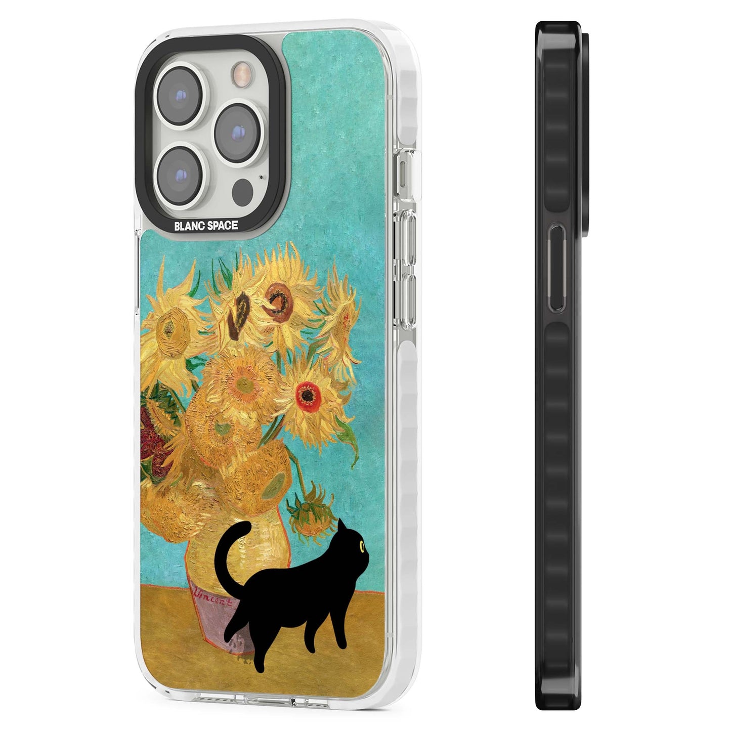 Cat with Van Gogh's Sunflowers