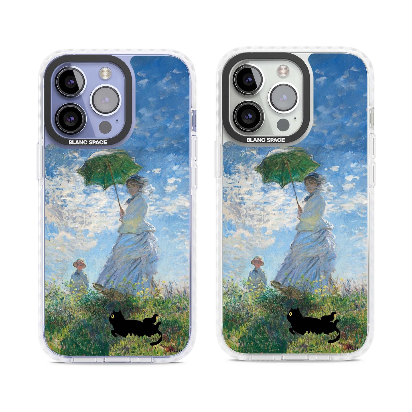 Cat with Monet's Parasol Lady