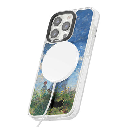 Cat with Monet's Parasol Lady