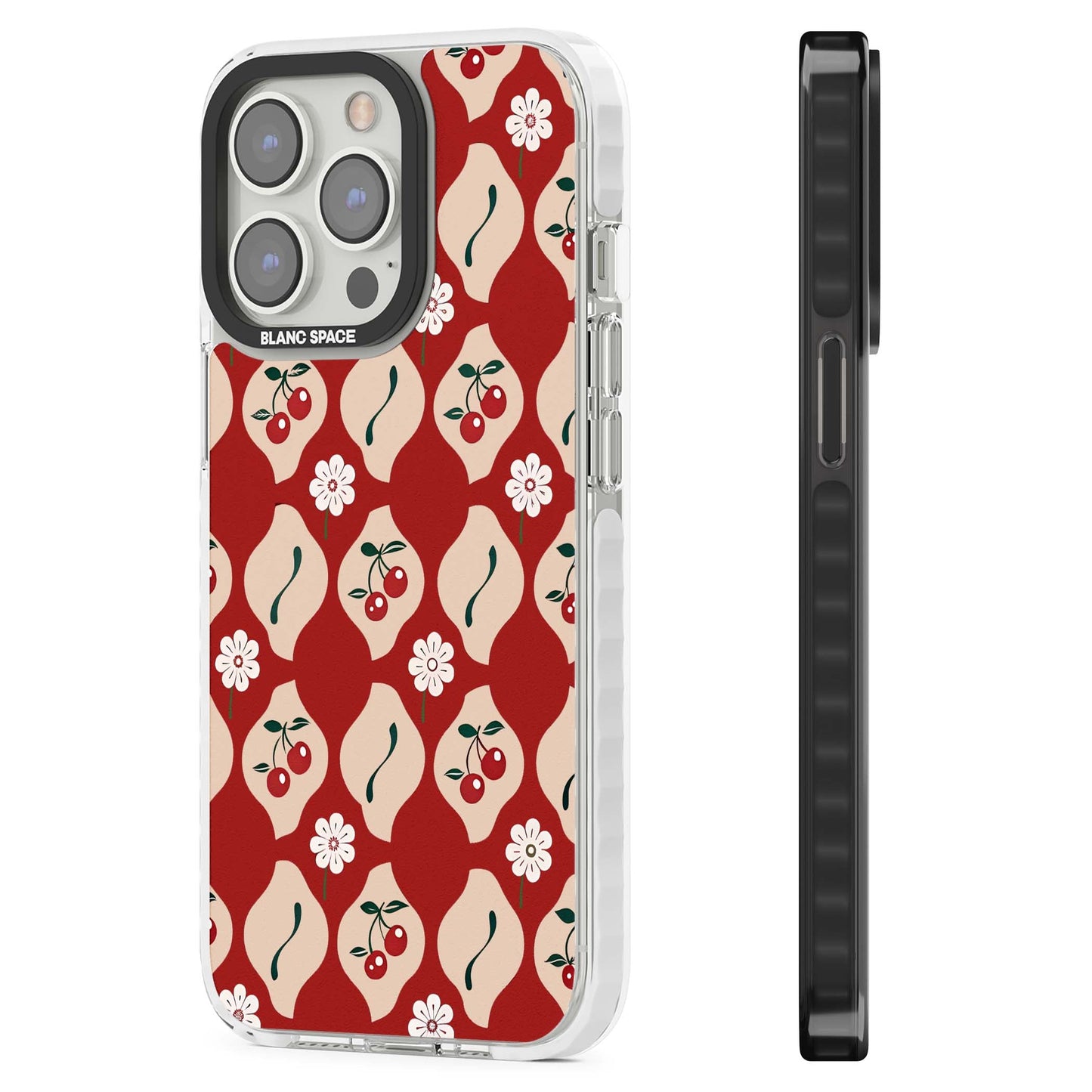 Vintage Cherry Diamond Pattern