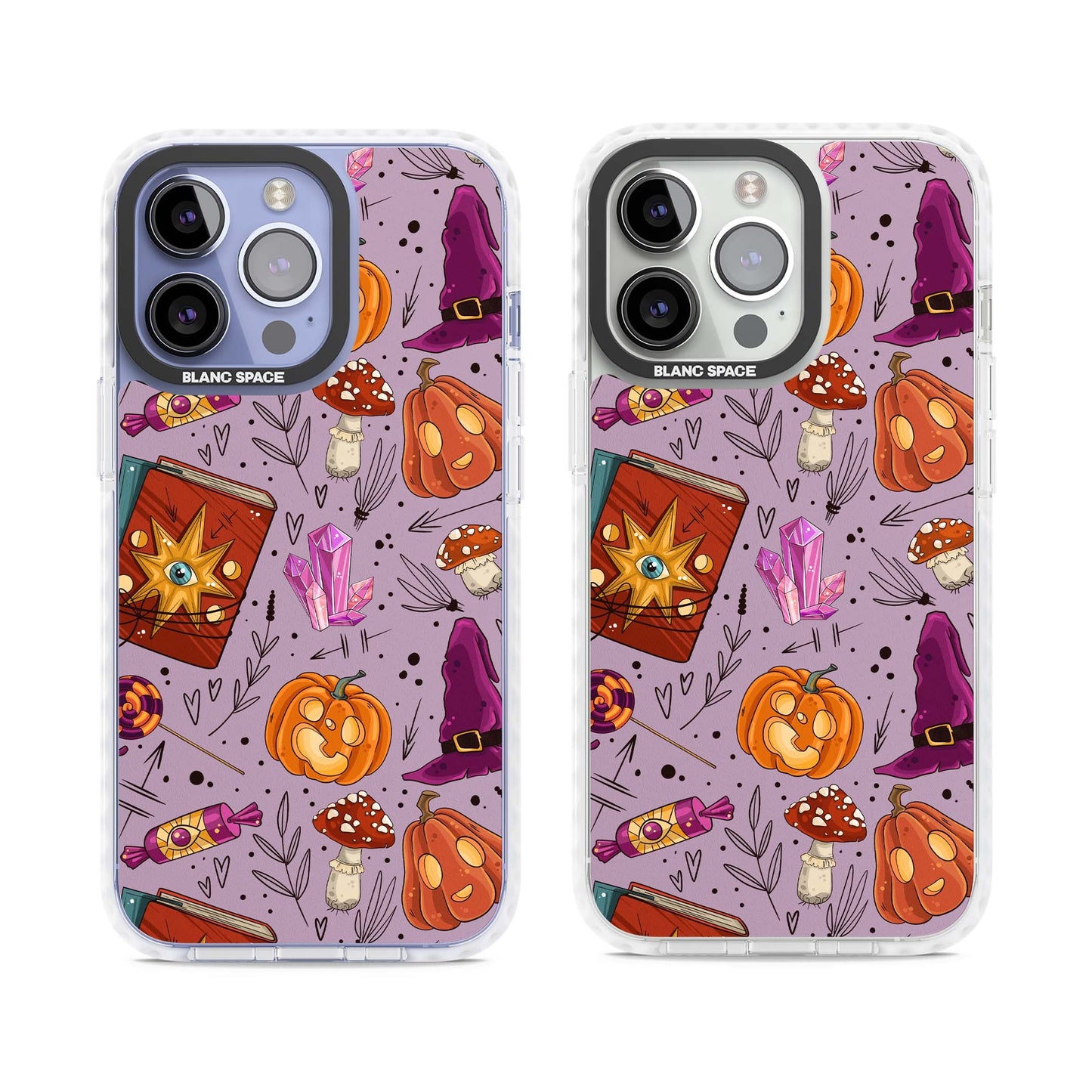 Witchy Cartoon Halloween Pattern
