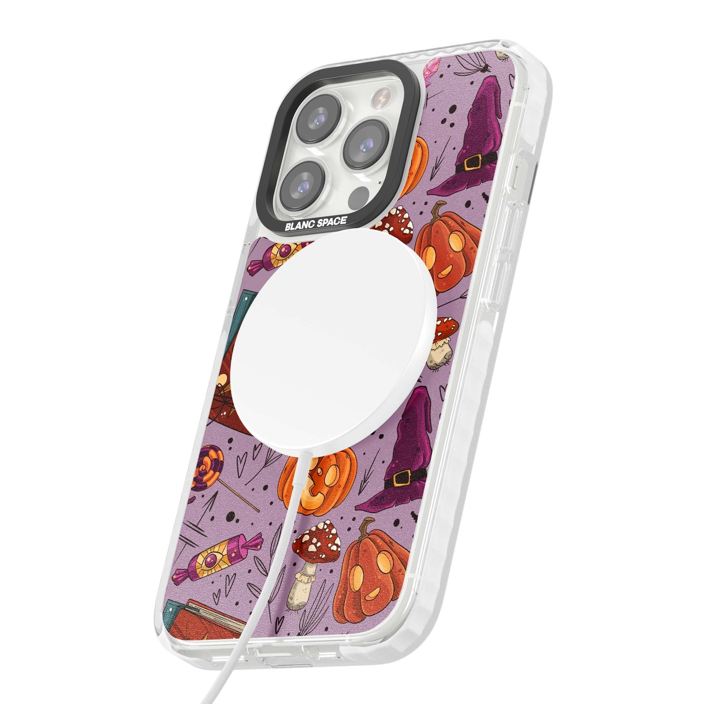 Witchy Cartoon Halloween Pattern