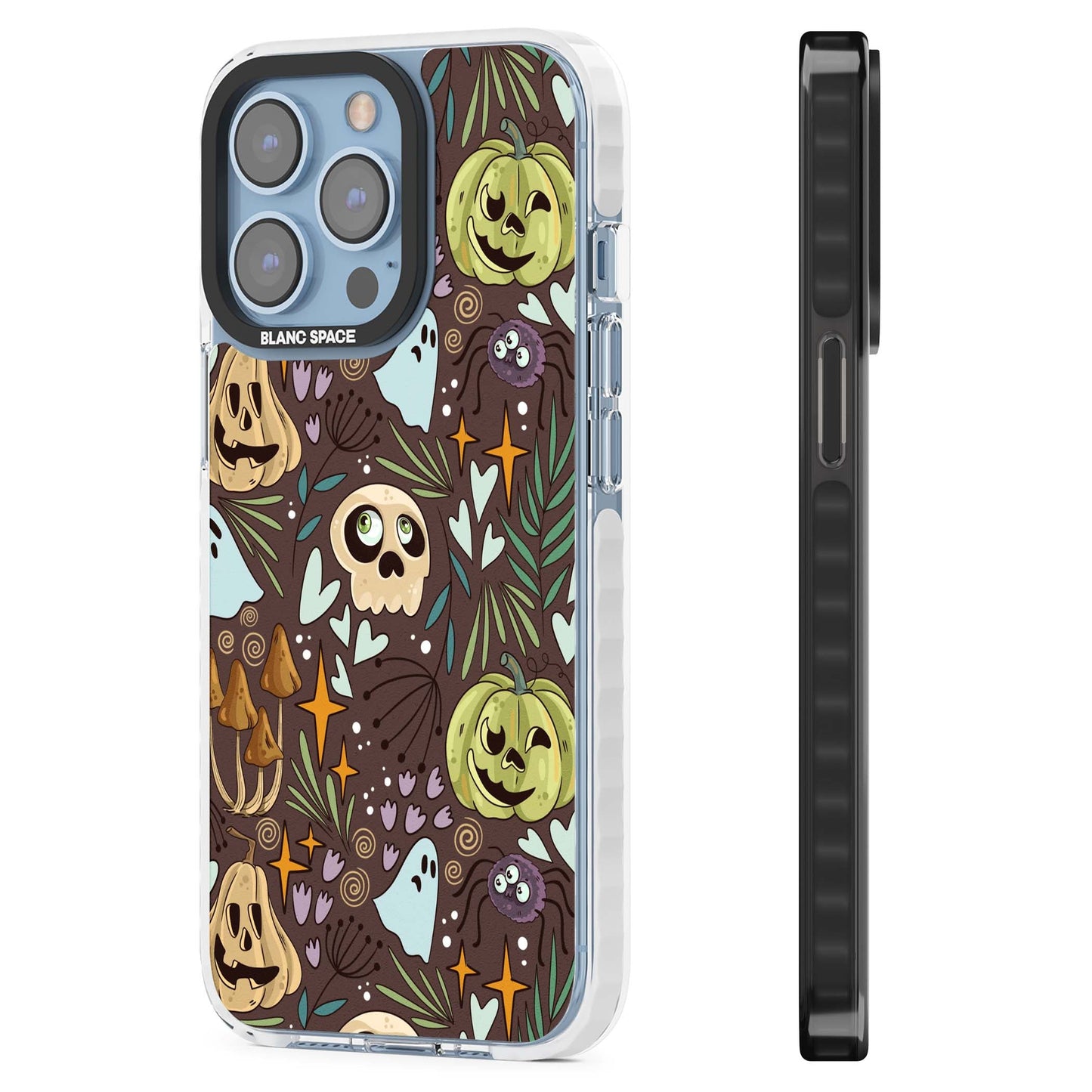 Goblincore Cartoon Halloween Pattern