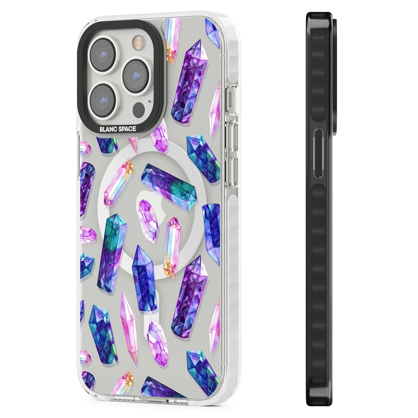 Iridescent Prism Crystals