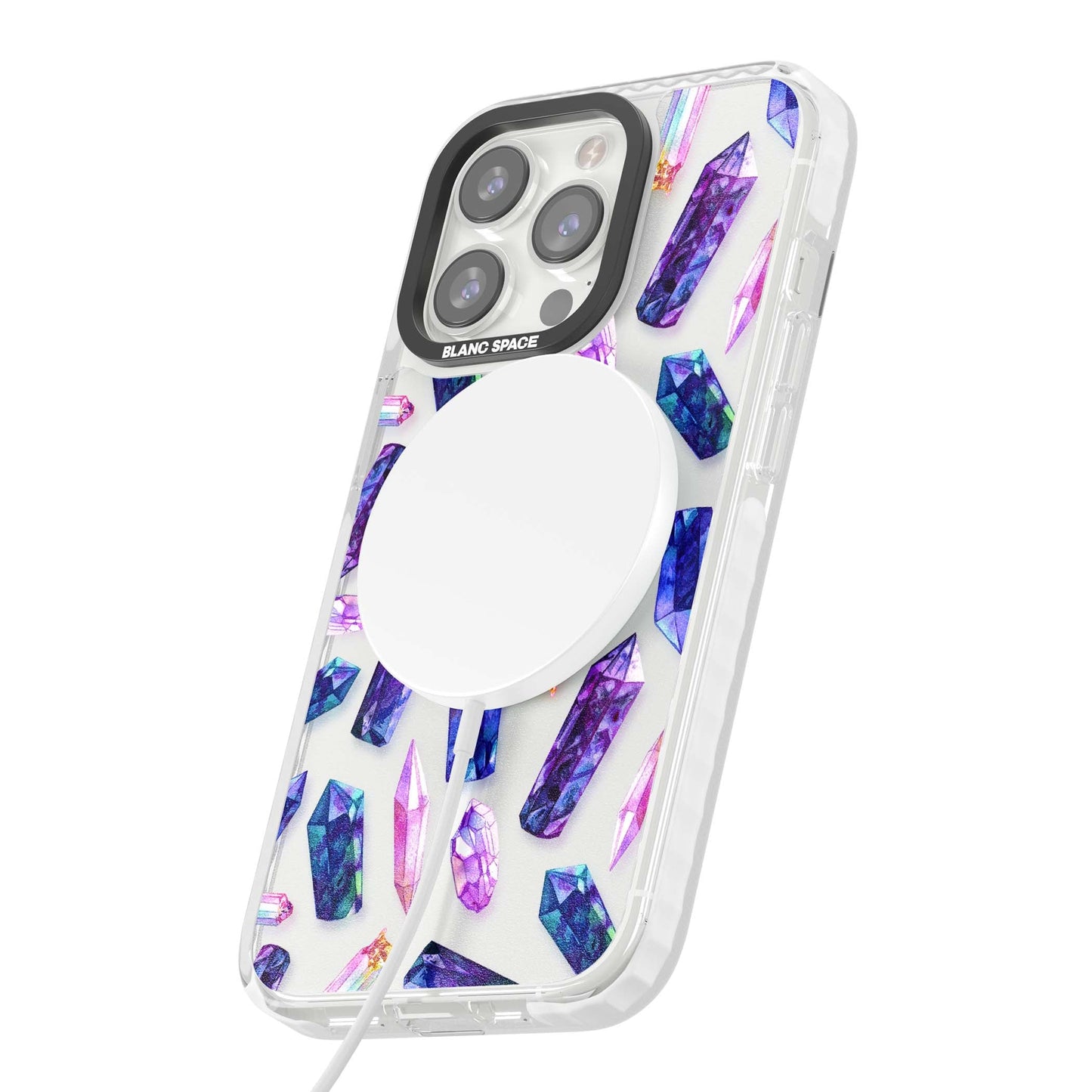 Iridescent Prism Crystals