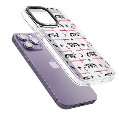 Motif renard et lame