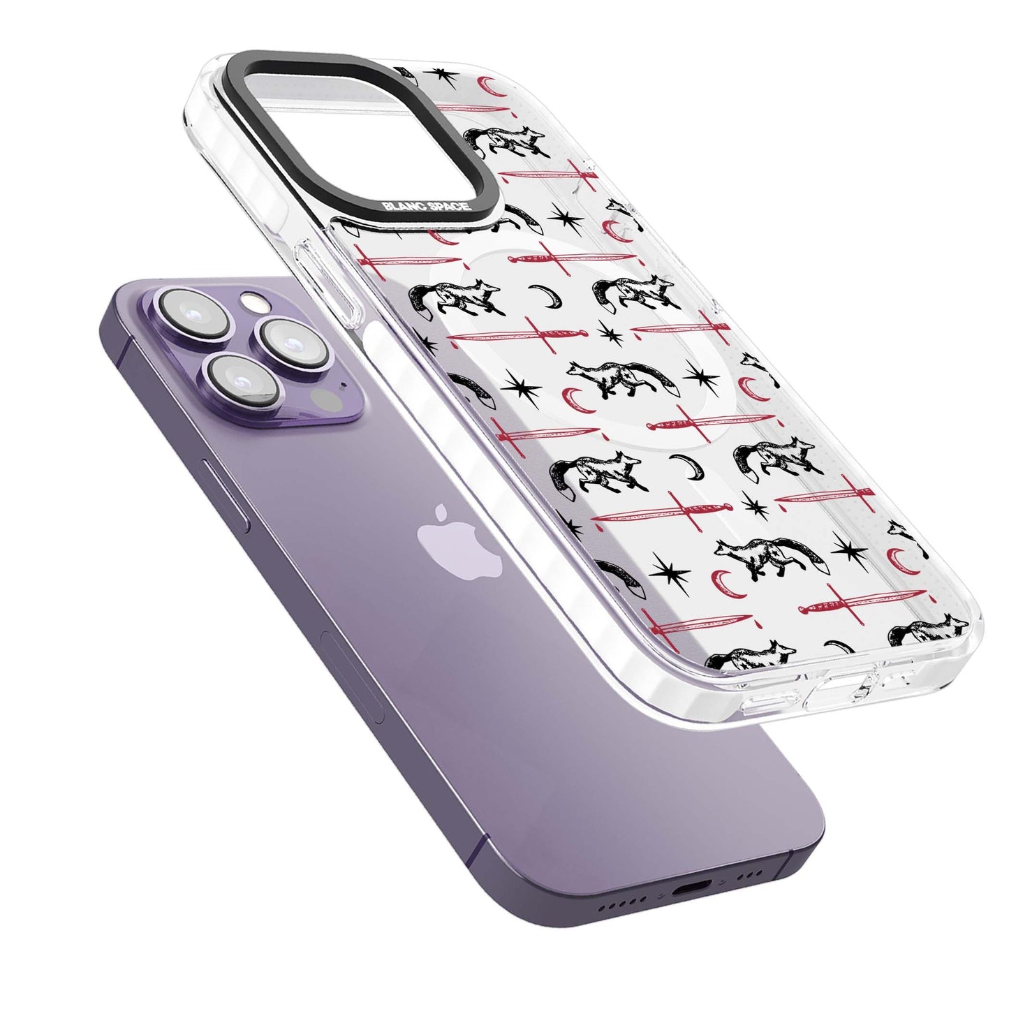 Motif renard et lame