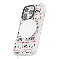 Motif renard et lame