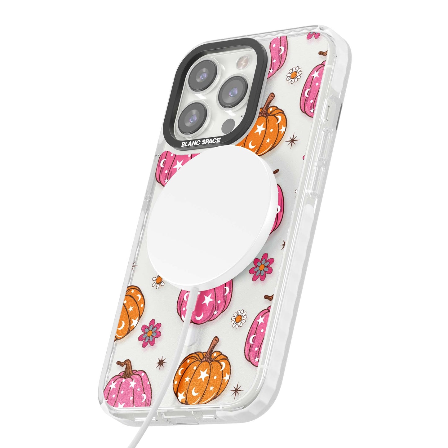 Motif de citrouilles Fleurs et Étoiles