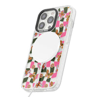 Wavy Butterfly Checked Pattern