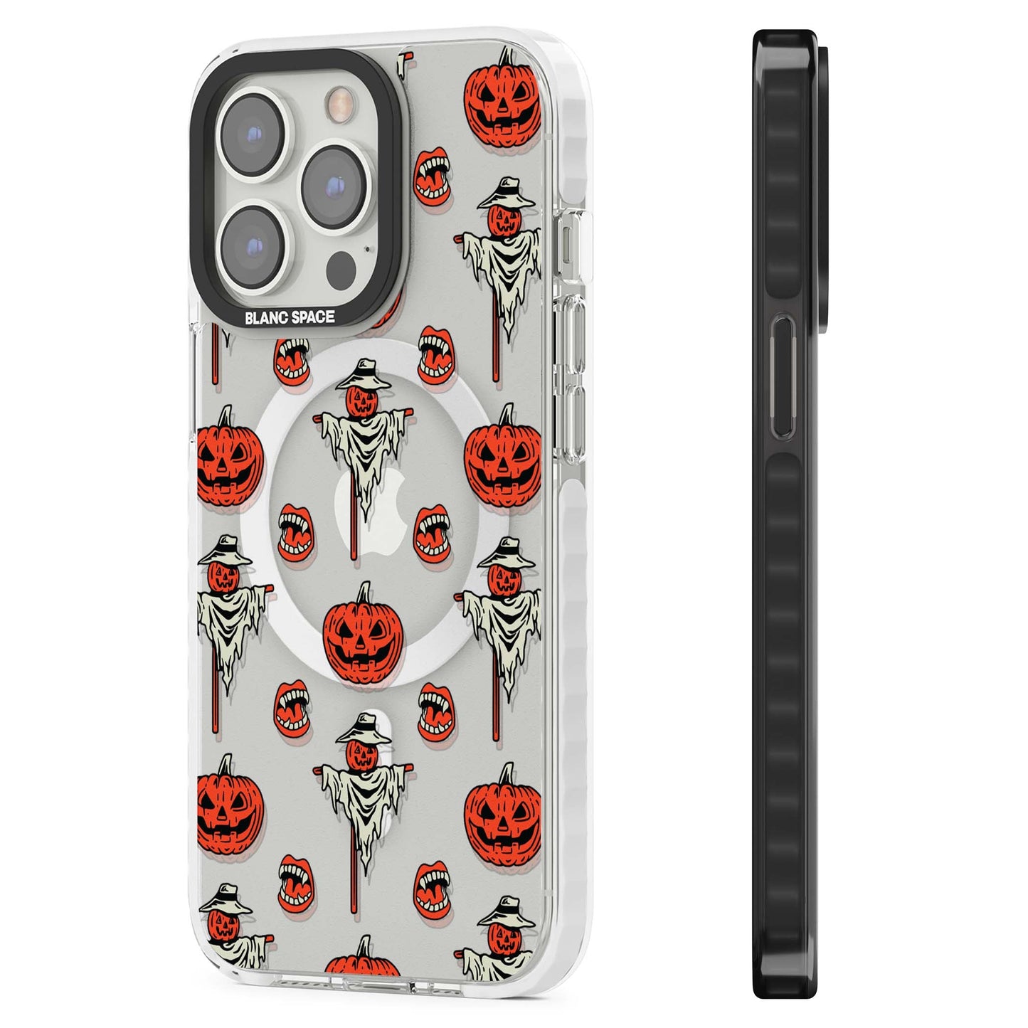 Retro Red Pumpkins & Scarecrows