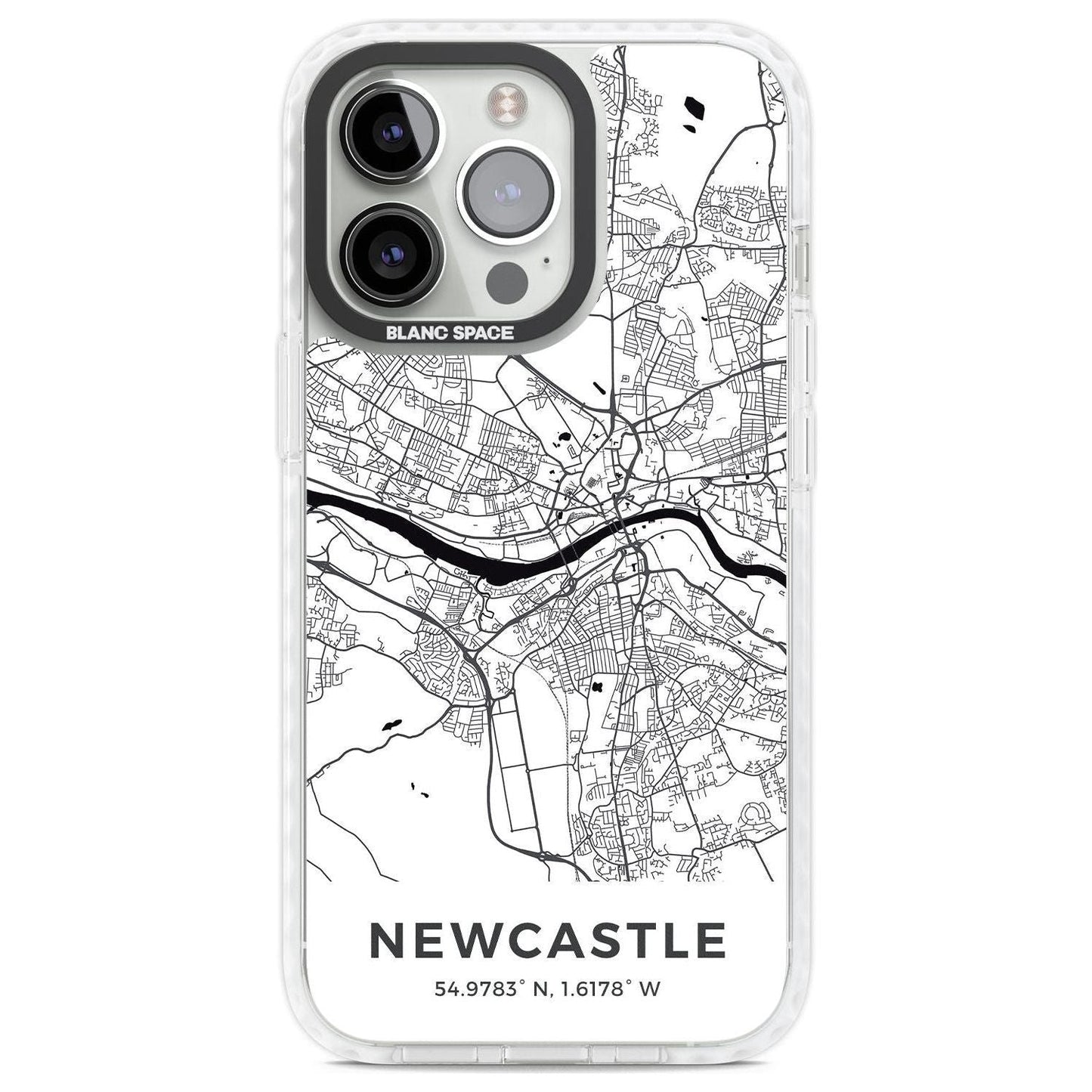 Stadtplan von Newcastle