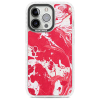 Red & White Marbled