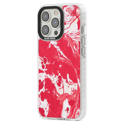 Red & White Marbled