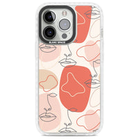 Abstract Face Line Art