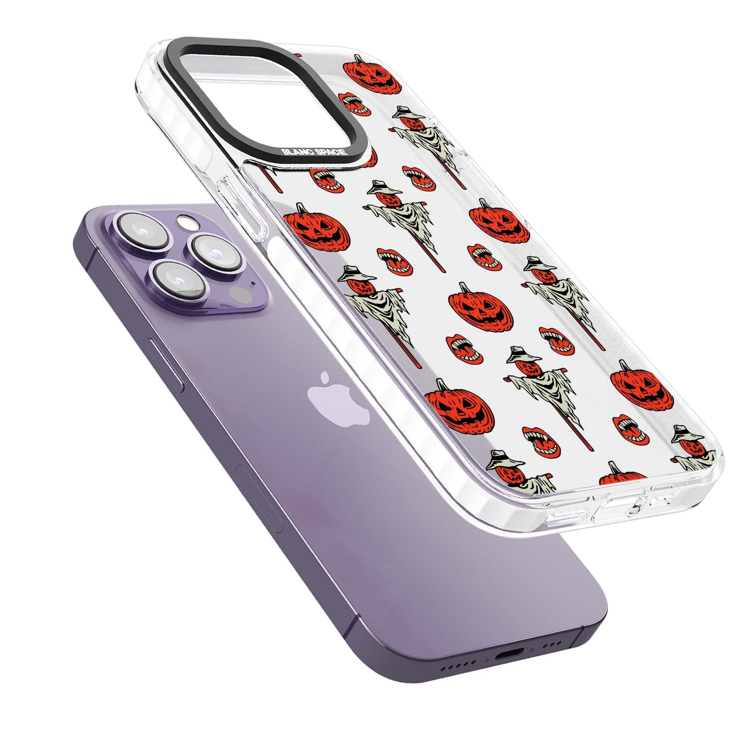 Retro Red Pumpkins & Scarecrows