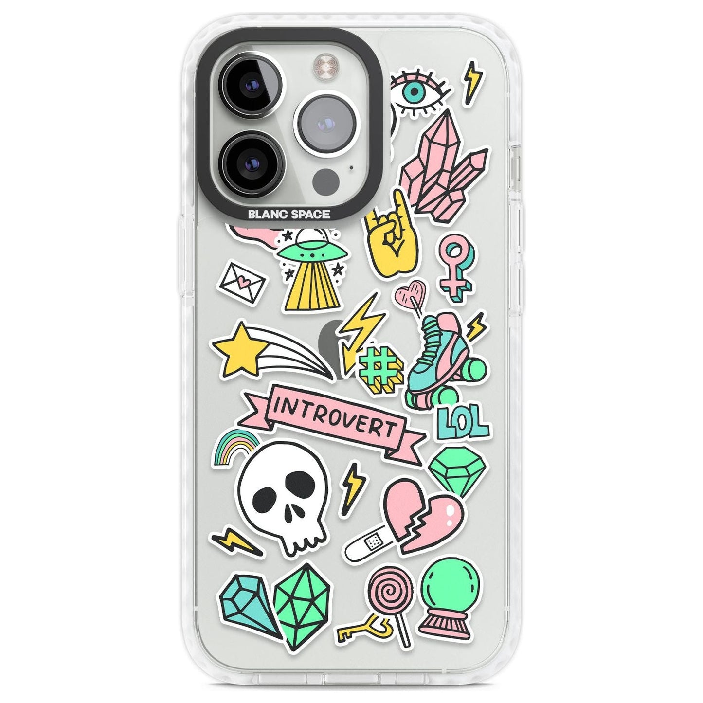 Autocollant introverti