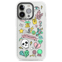 Autocollant introverti