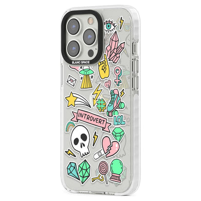 Autocollant introverti