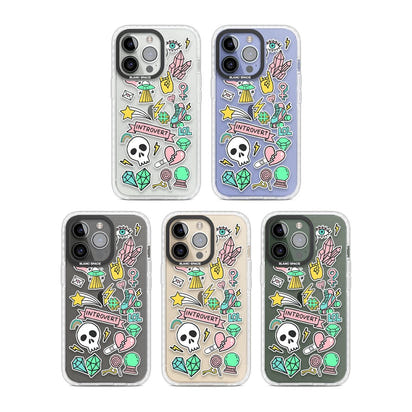 Autocollant introverti