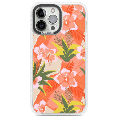 Hawaiian Flowers Abstract Pattern