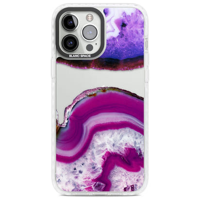 Tranche de cristal d'améthyste