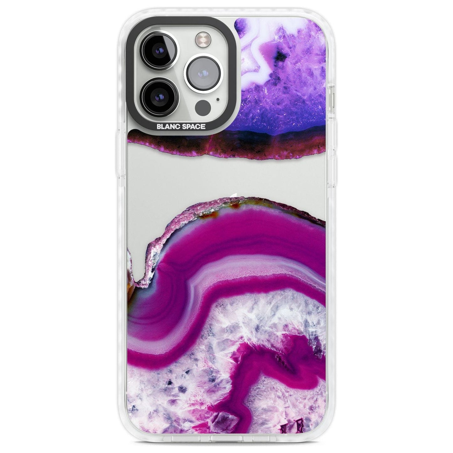 Tranche de cristal d'améthyste