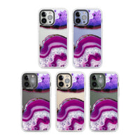 Tranche de cristal d'améthyste