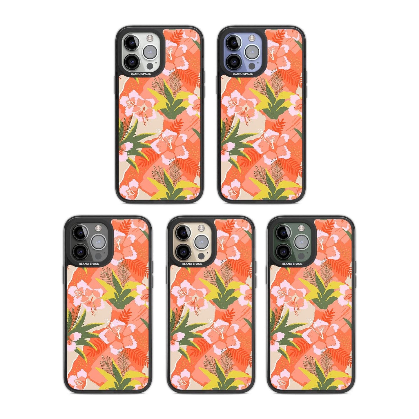 Hawaiian Flowers Abstract Pattern