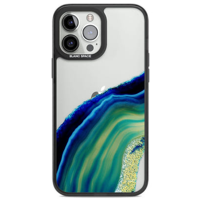 Grüne und blaue Smaragd-Geode