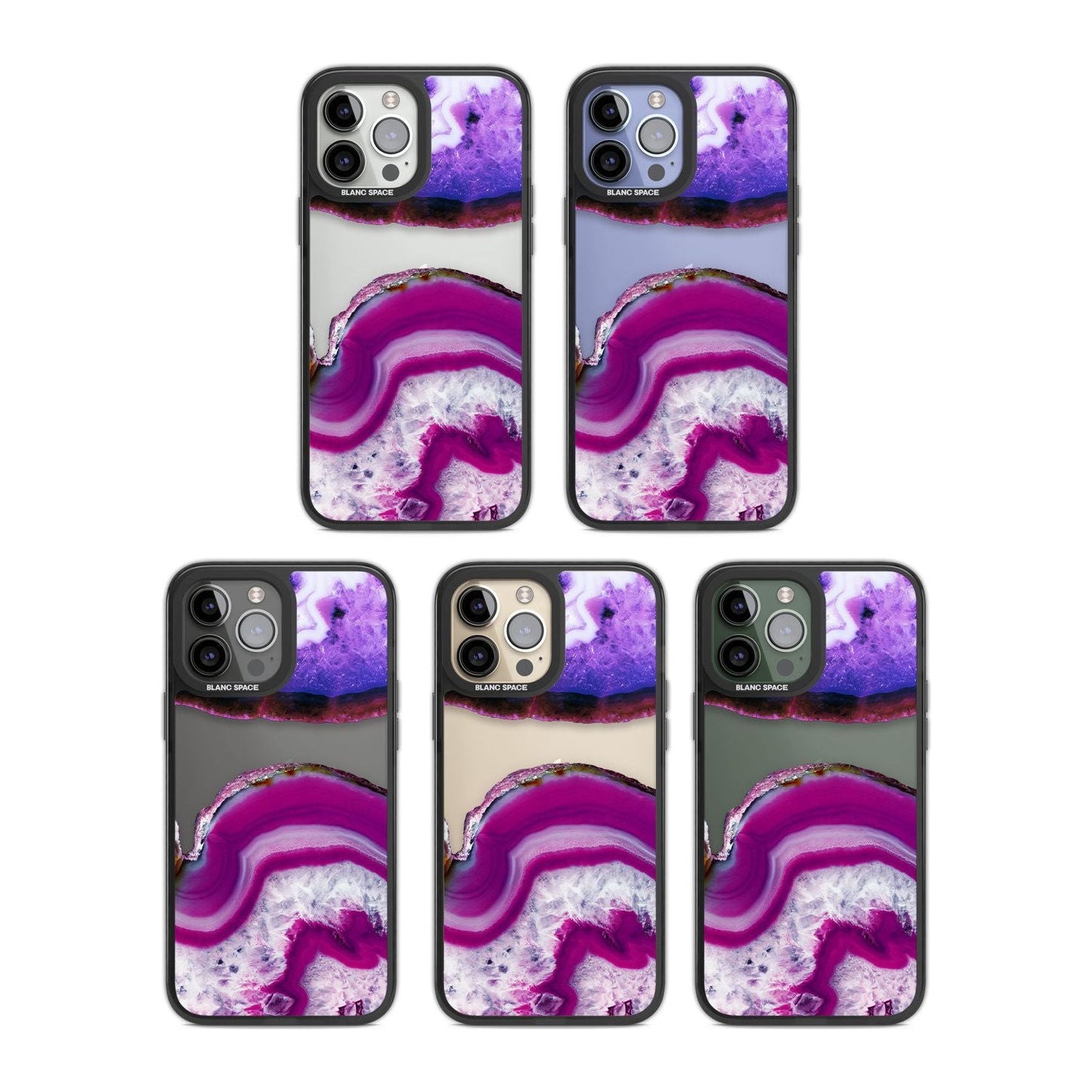 Tranche de cristal d'améthyste