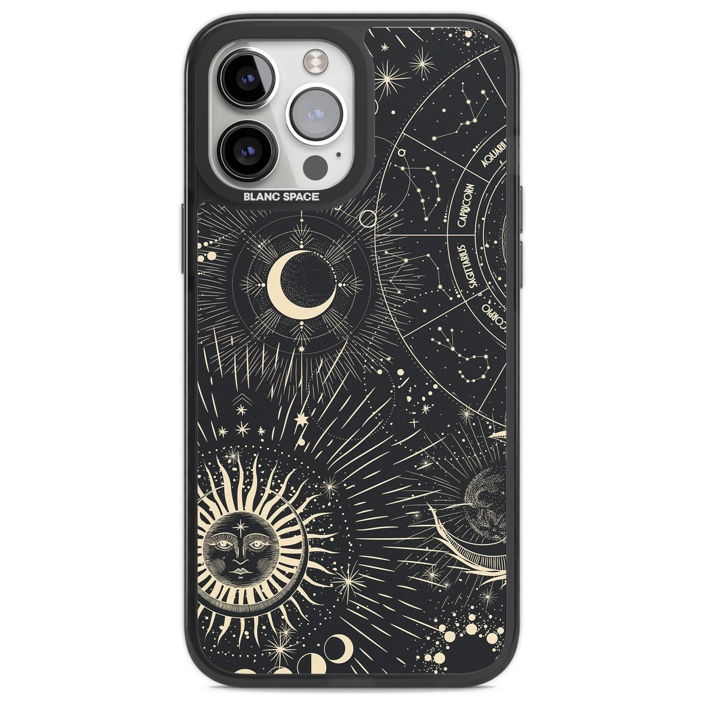 Soleil cosmique et symboles du zodiaque