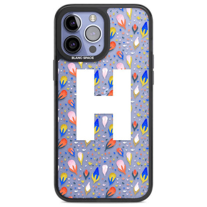 Personalised Abstract Floral Initial